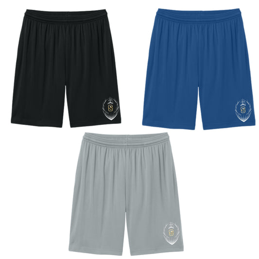 Sahuarita Mustangs Football 2025 Dri-Fit Performance Shorts with Pockets