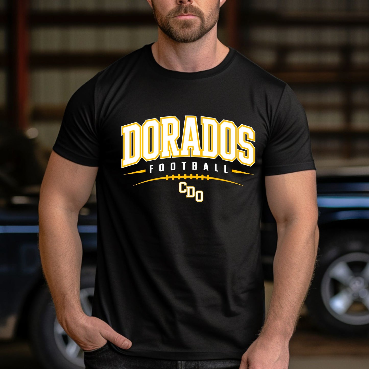 CDO Football T-shirt Short & Longsleeve Cotton or Dri-Fit Design #2 Unisex or Women's