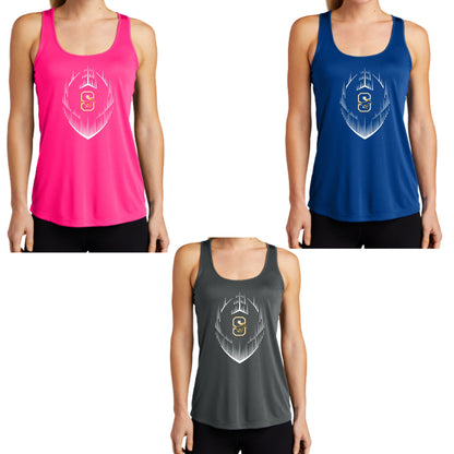 Sahuarita Mustangs 2025 Football Cotton or Dri-fit Women's Tank top