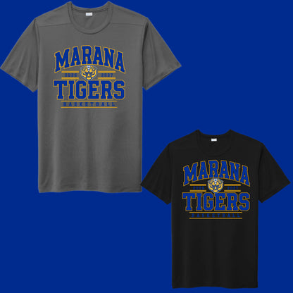 Marana Tigers Basketball Unisex & Women's Cotton or Unisex Dri-Fit T-shirt Design #2