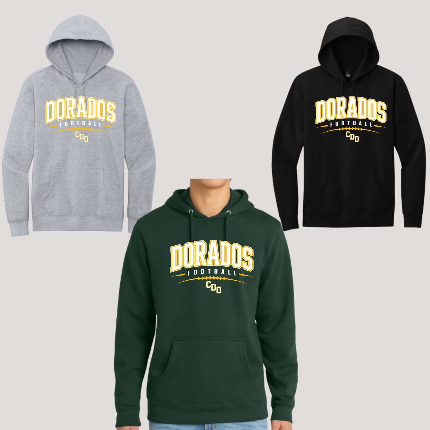 CDO Football Unisex Hoodie or Crewneck Sweatshirt Design #2