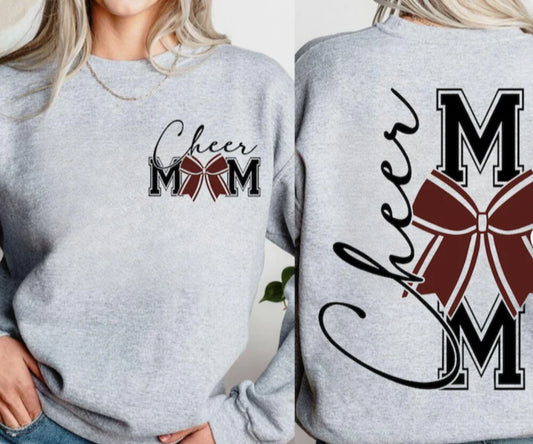 Walden Grove Cheer Custom Mom Cotton T-Shirt, Crewneck, or Hoodie Women's or Unisex Adult Sizes