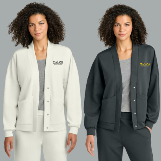 MUSD Human Resources Embroidered OGIO Women's Cardigan