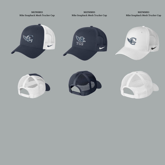 The Gregory School Nike Snapback Mesh Trucker Cap NKFN9893