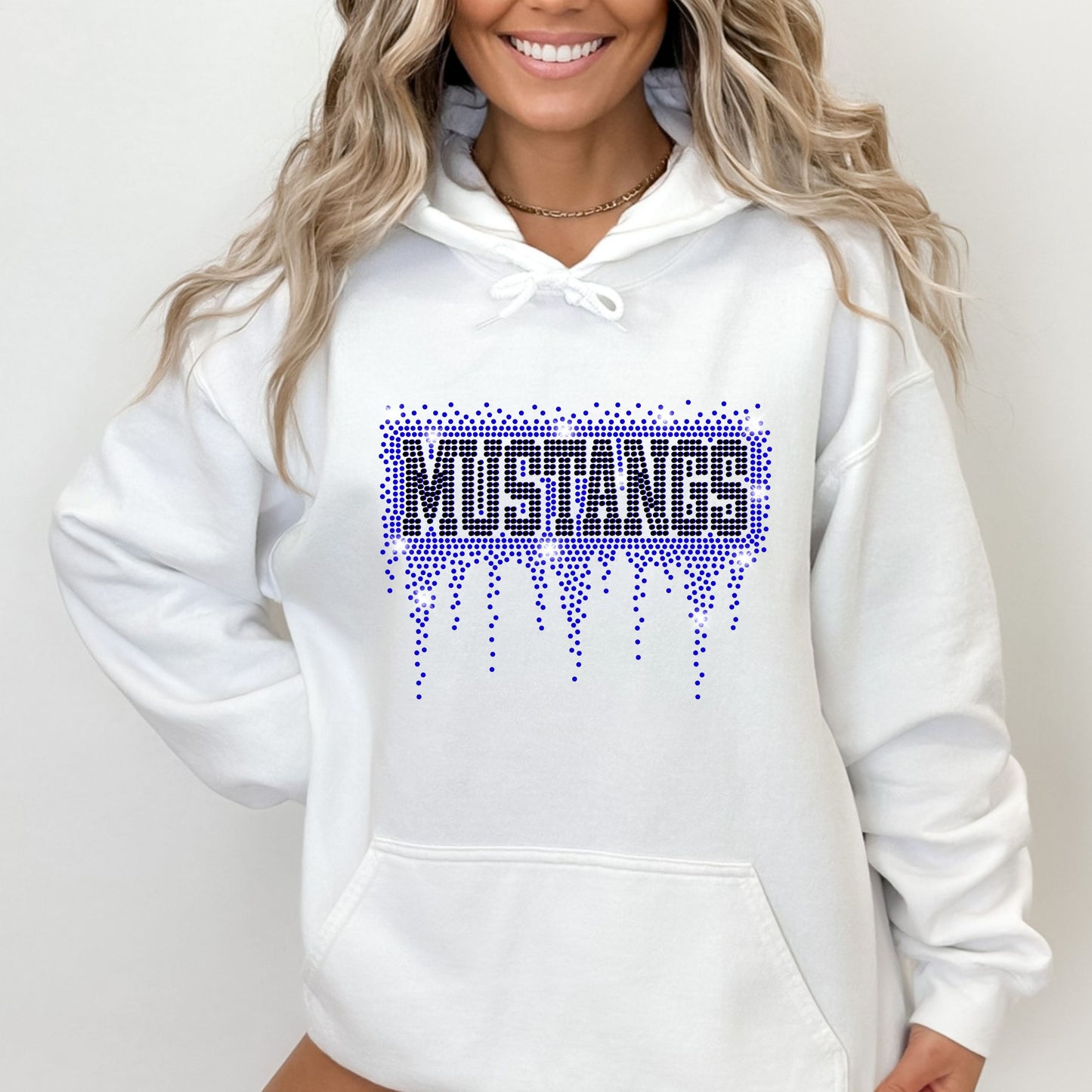 Sahuarita Mustangs 2025 Football T-Shirt, Crewneck, or Hoodie Rhinestone Bling Design
