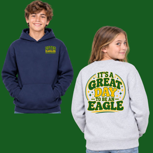 ESTES ELEMENTARY Design #1 Crewneck Sweatshirt or Hoodie