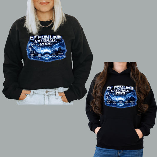 Catalina Foothills Nationals 2026 Past Present Future Crewneck or Hoodie Sweatshirt