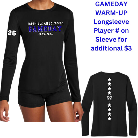 Catalina Foothills Girls Soccer 2025 Game Day Performance Dri-fit Longsleeve Women's and Unisex