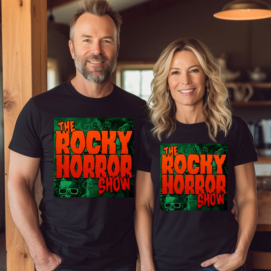 Arts Express Rocky Horror Show Bella Canvas Cotton Women's or Unisex T-shirt Front and Back Design