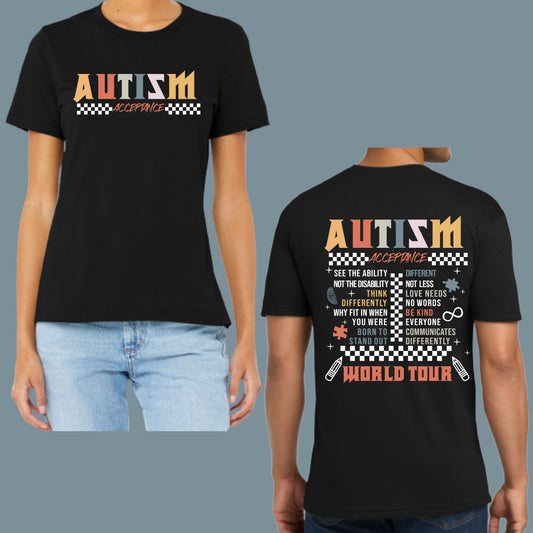 PAL Play & Learn Preschool AUTISM ACCEPTANCE Bella Canvas Youth, Women's, or Unisex T-Shirt