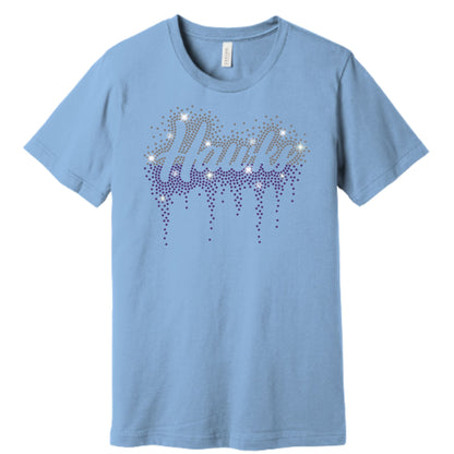 The Gregory School HAWKS Rhinestone Hoodie, Crewneck, Women's Cropped Hoodie, or T-Shirt