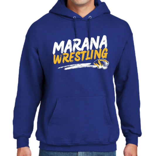 Marana Tigers Wrestling Design #1 Crewneck Sweatshirt or Hoodie Unisex and Youth