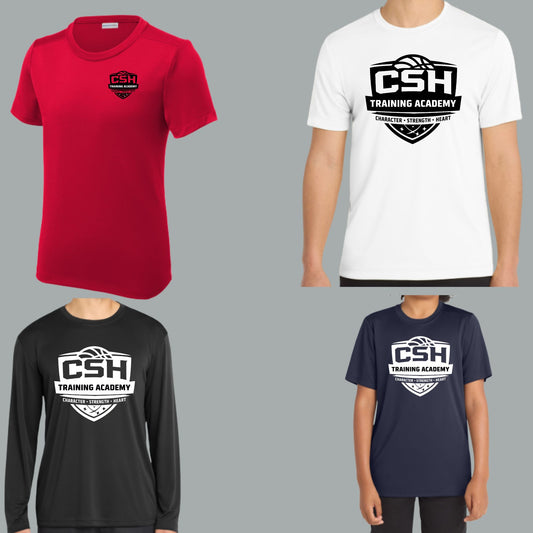 CSH Training Academy Dri-Fit UV 50 Youth, Women's, or Men's Short or Longsleeve T-Shirt
