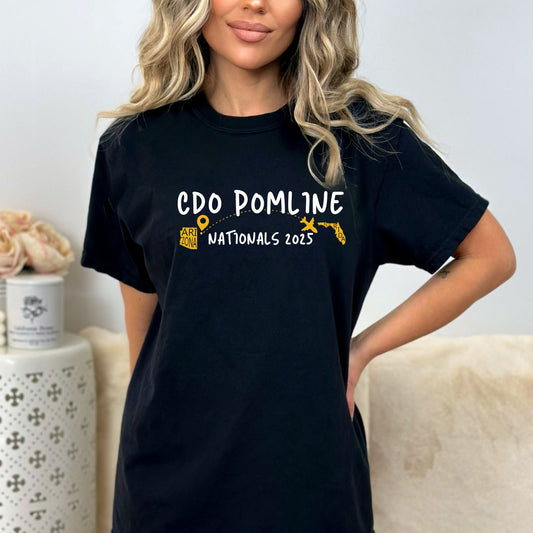 Canyon Del Oro Pomline Nationals Black Bella Canvas Unisex T-Shirt