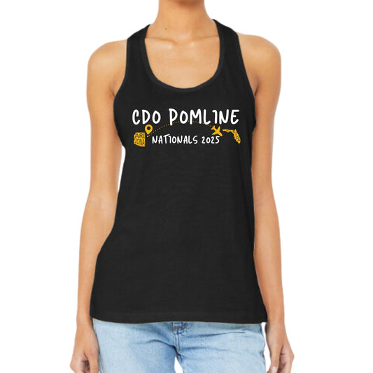 Canyon Del Oro Pomline Nationals Black Bella Canvas Tank