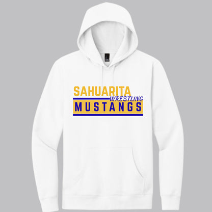 Sahuarita Mustangs Wrestling Design #3 Hoodie or Crewneck Sweatshirt Unisex and Youth Sizes