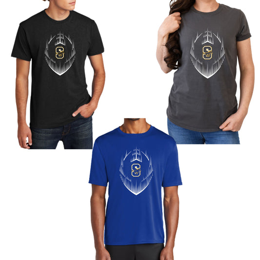 Sahuarita Mustangs 2025 Football Cotton T-Shirt Short Sleeve Unisex or Women's Design #1