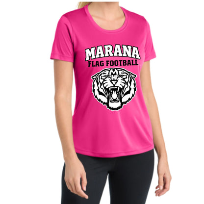 Marana Flag Football PLAYER ONLY DRI-FIT Performance T-shirt Women's or Unisex