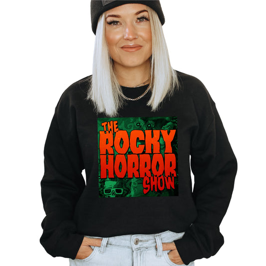 Arts Express Rocky Horror Show Crewneck Sweatshirt, Hooded Sweatshirt, or Zip up Hooded Jacket