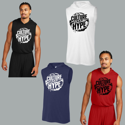 Culture Over Hype Dri-Fit UV 50 Men's Sleeveless Hoodie
