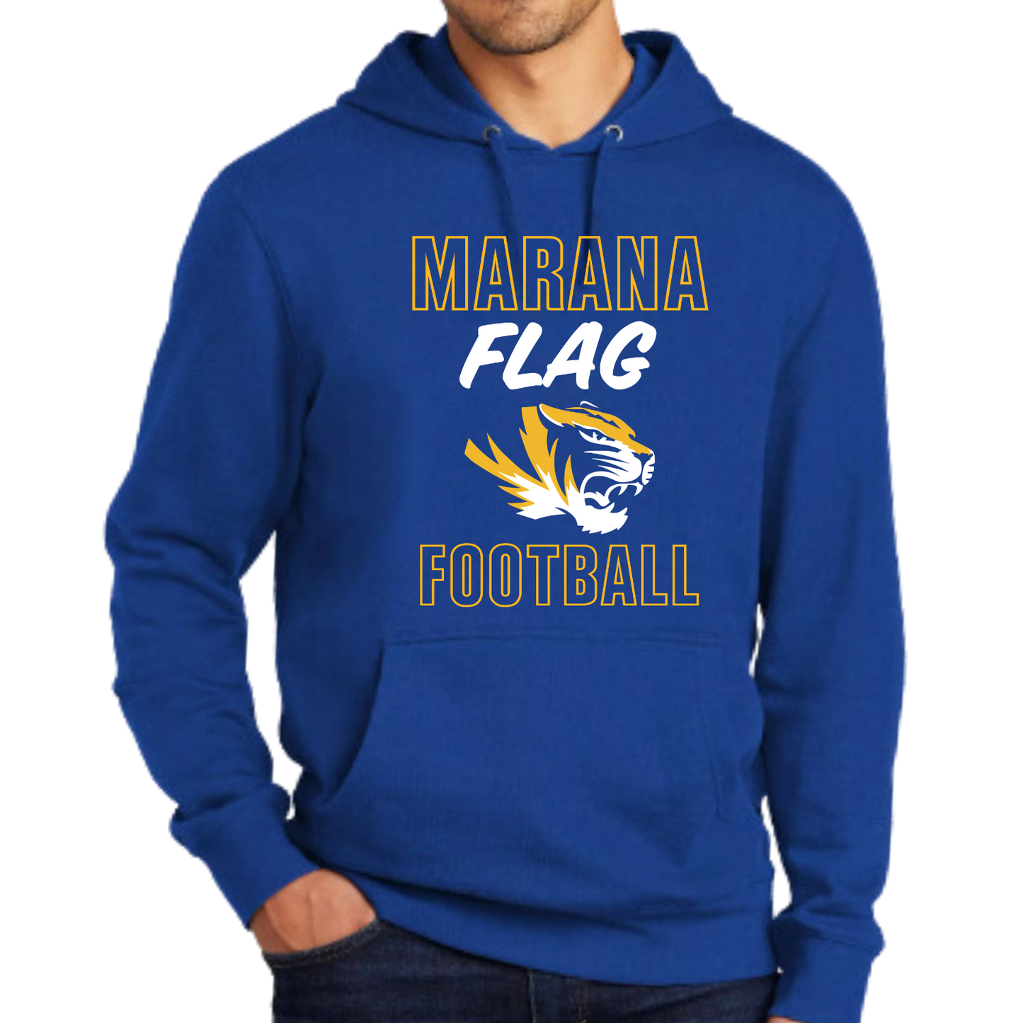 Marana Tigers Flag Football Hoodie or Crewneck