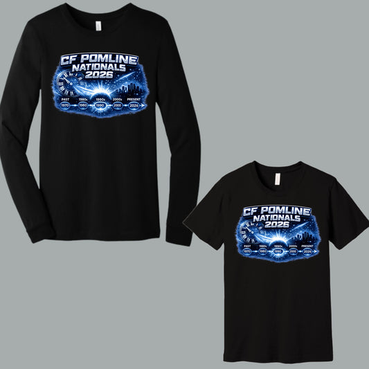 Catalina Foothills Nationals 2026 Past Present Future T-shirt Women's or Unisex, short or Longsleeve