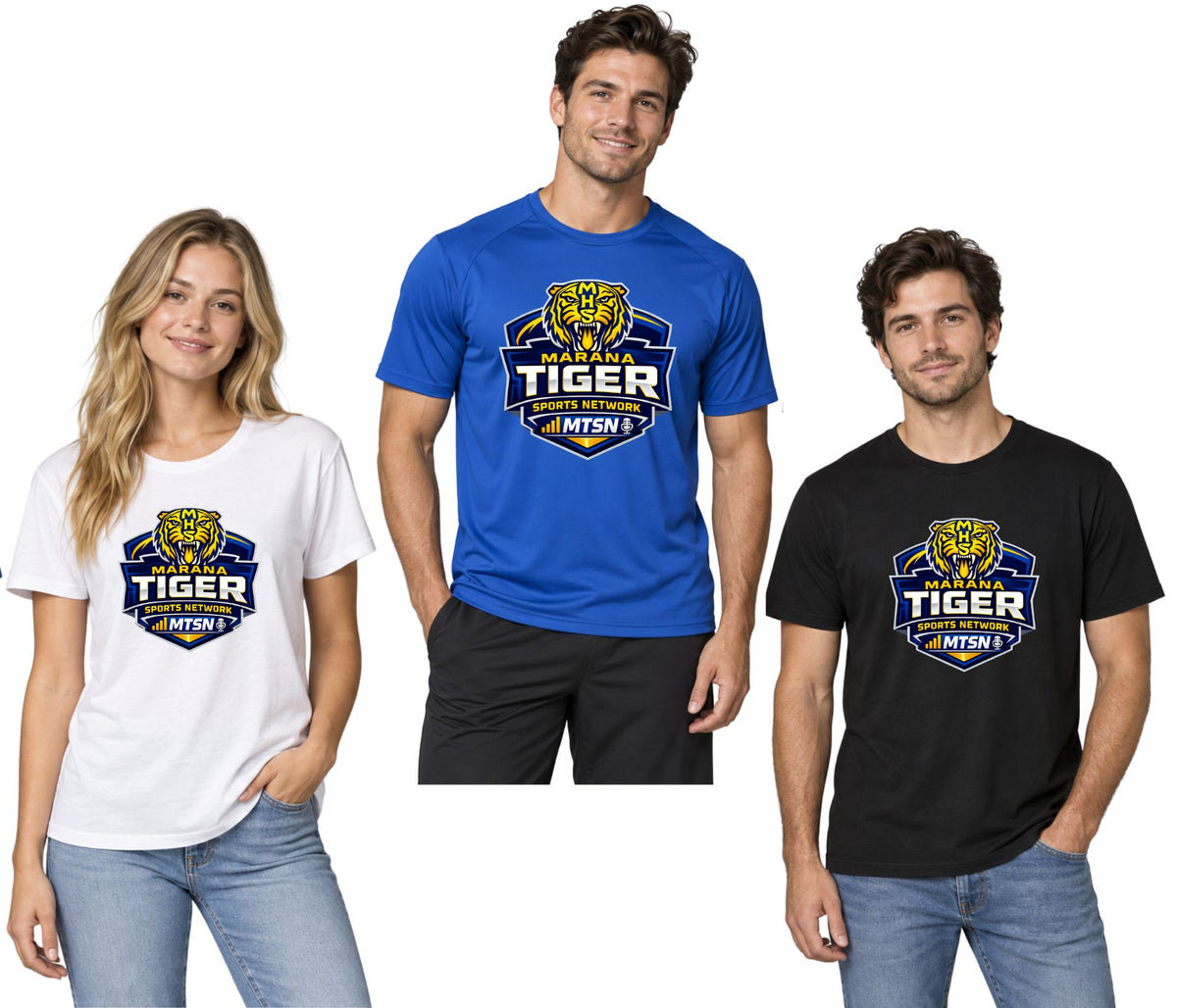 Marana Tiger Sports Network T-Shirts Dri-Fit or Cotton Short or Long Sleeve