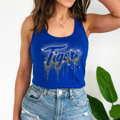 MARANA TIGERS Cheer Rhinestone Hoodie, Crewneck, Women's Cropped Hoodie, or T-Shirt
