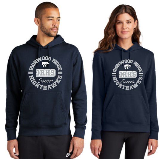 Ironwood Ridge Soccer Design #1 Nike or District Unisex Crewneck or Hoodie Sweatshirt