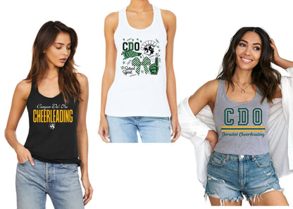 Canyon Del Oro Dorados Cheer Tanktop with 4 different Design choices