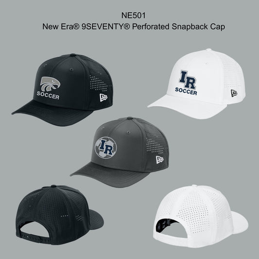 Ironwood Ridge Soccer Embroidered Perforated Snapback Hat
