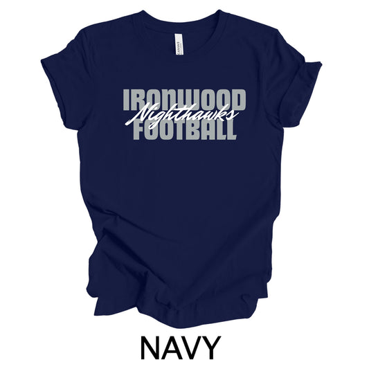 Ironwood Ridge Football Design #5 Cotton T-shirt, Dri-Fit T-Shirt, Tanktop or Longsleeve 2025