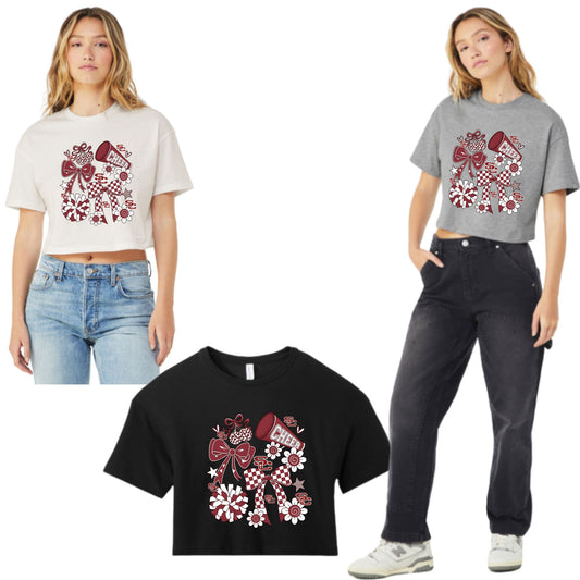 Salpointe Catholic Cheer Design #5 Unisex or Women's Cut T-Shirt, Tanktop, or Cropped Tee