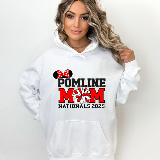 Nationals Pomline Mom 2025 Bella Canvas T-Shirt Design #2