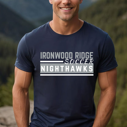 Ironwood Ridge Soccer Design #3 Cotton T-shirt, Dri-Fit T-Shirt, Tanktop or Longsleeve 2025