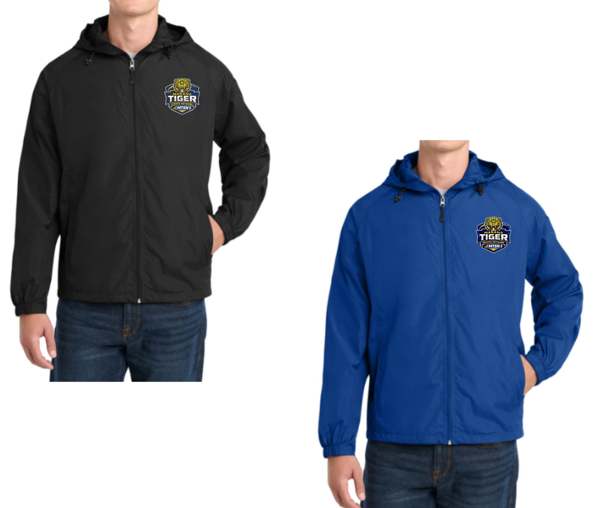 Marana Tiger Sports Network Hooded Raglan Jacket