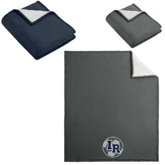 Ironwood Ridge Soccer Embroidered Blanket