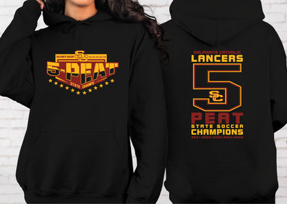 Salpointe Soccer 2025 State Champions Unisex Hoodie or Crewneck Sweatshirt