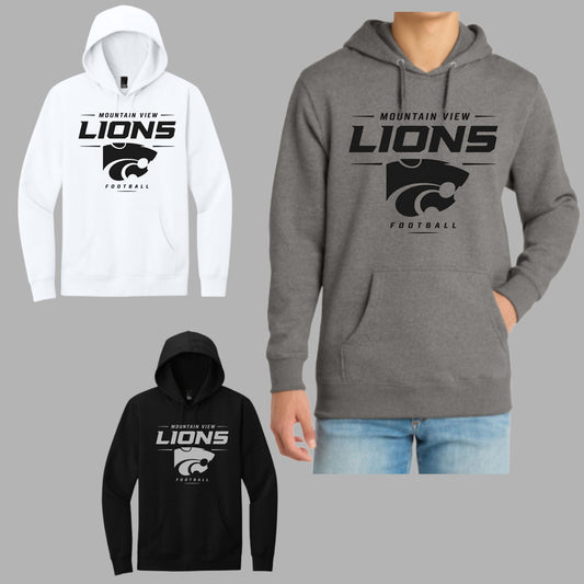 Mountain View Football Unisex Hoodie or Crewneck Sweatshirt Design #2