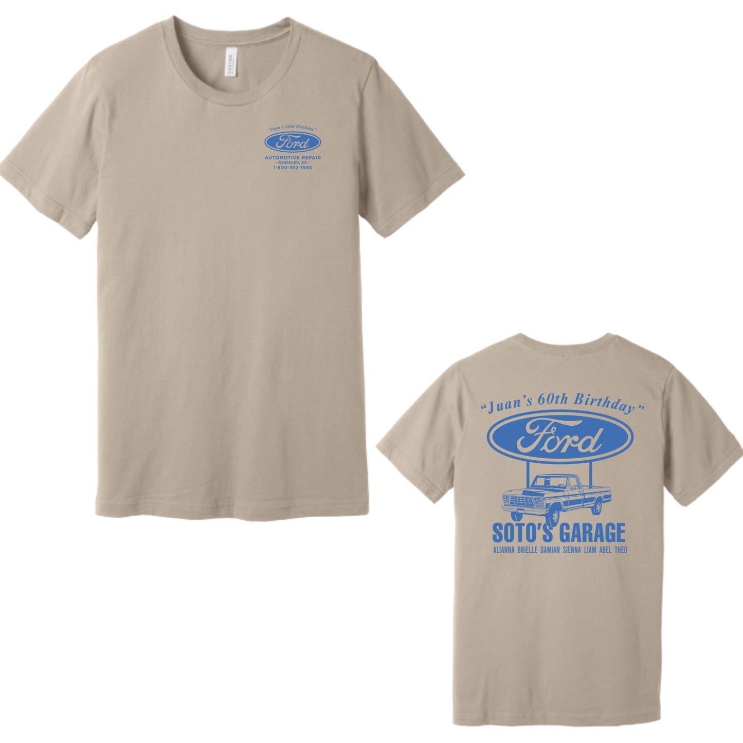 Juan Soto's 60th B-day T-Shirts Bella Canvas Unisex, Women's, Youth ,Toddler & Infant sizing