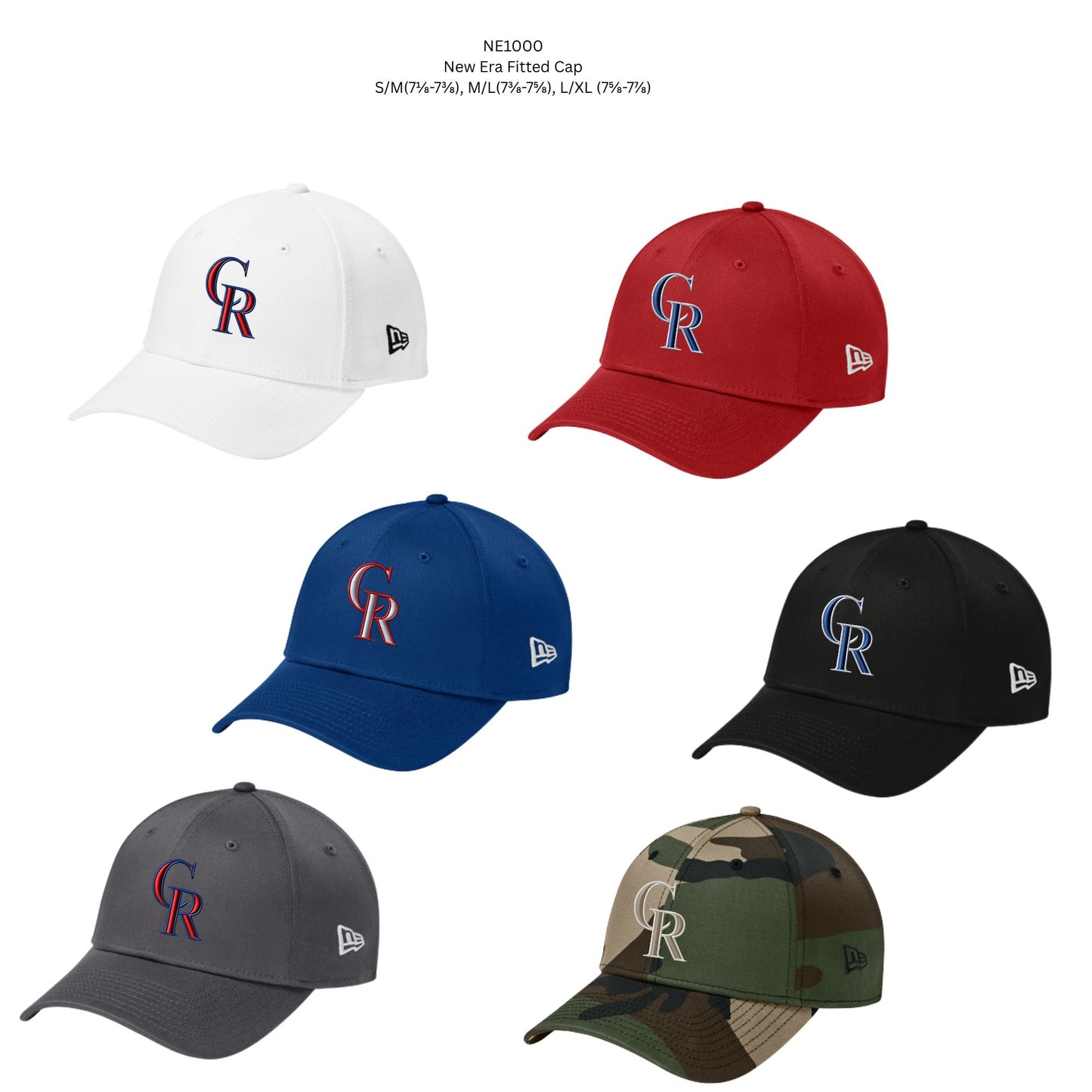 Continental Ranch New Era Embroidered Flex fit Structured Ballcap