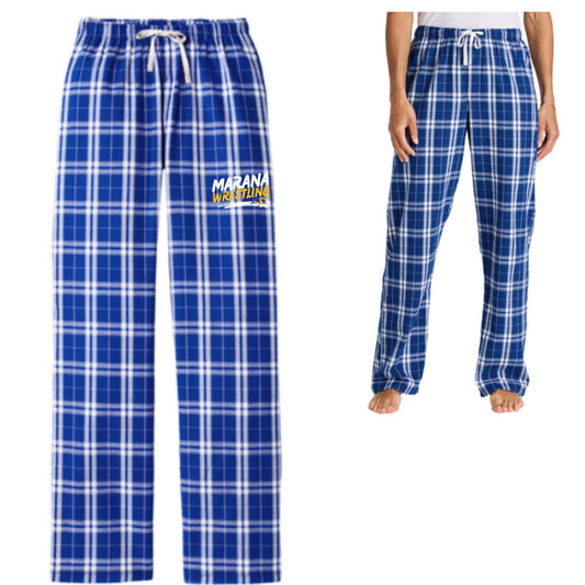 Marana Tigers Wrestling Flannel Plaid Lounge pants Men's & Women's