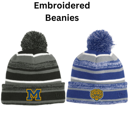 Marana Tigers Soccer Embroidered New Era Pom Beanie