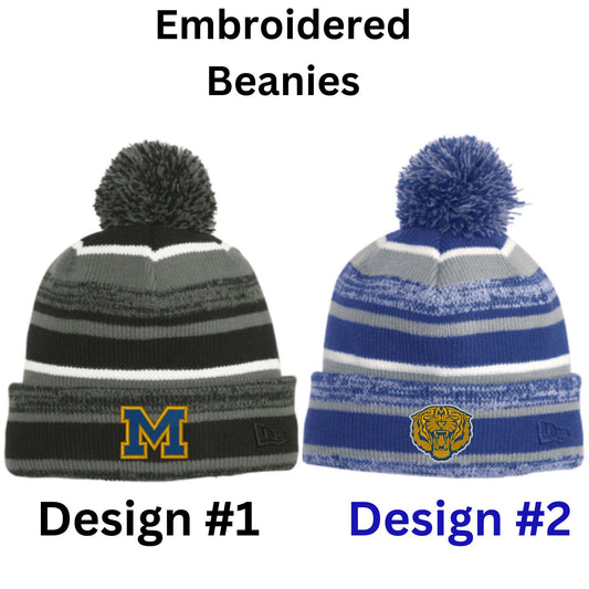 Marana Tigers Girls Soccer Embroidered New Era Pom Beanie