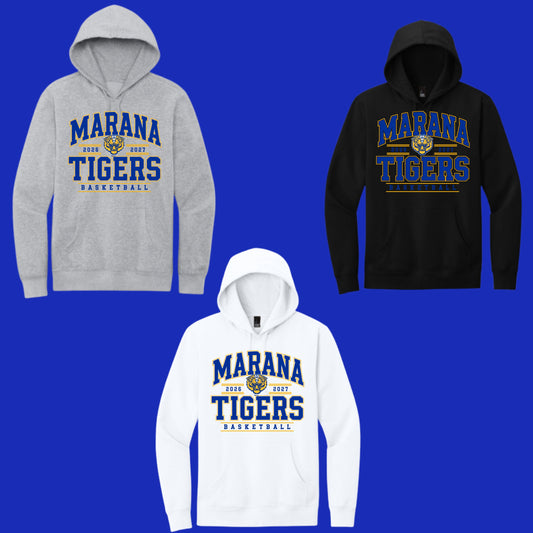 Marana Tigers Basketball Unisex Hoodie or Crewneck Sweatshirt Design #2