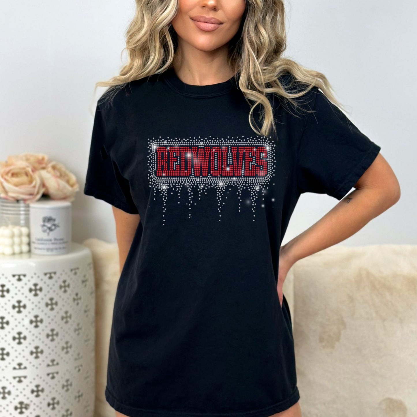 Walden Grove Cheer Rhinestone Bling Hoodie, Crewneck, Women's Cropped Hoodie, or T-Shirt