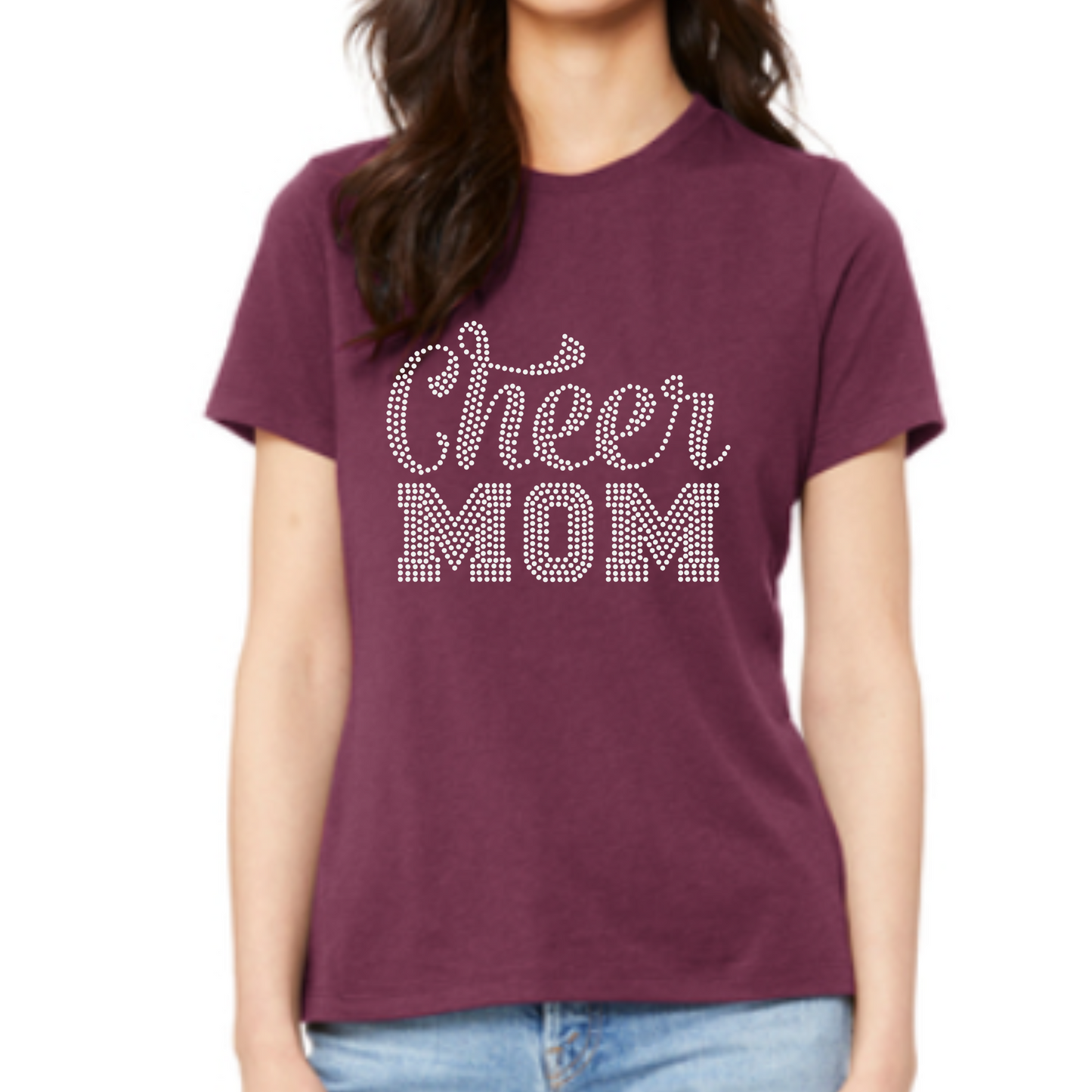 Salpointe Catholic Cheer or Cheer Mom Rhinestone Bling Shirt, Tank or Hoodie