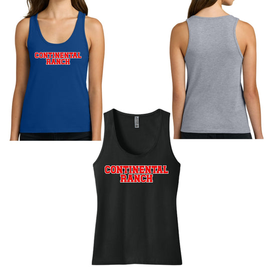 Continental Ranch Little League Next Level Women's Tank Top Design #5