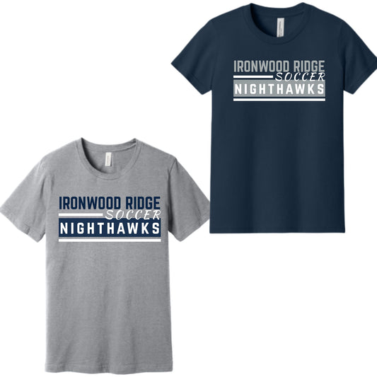 Ironwood Ridge Soccer Design #3 Cotton T-shirt, Dri-Fit T-Shirt, Tanktop or Longsleeve 2025