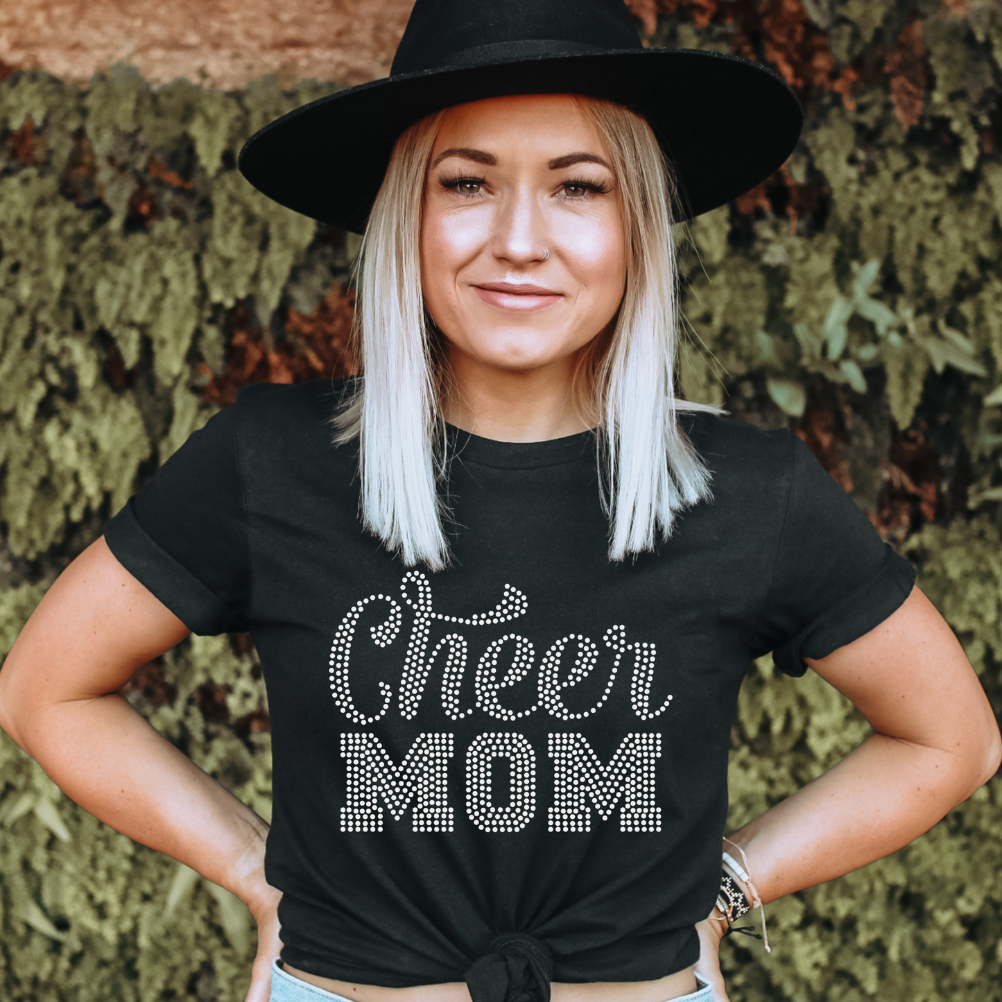 Salpointe Catholic Cheer or Cheer Mom Rhinestone Bling Shirt, Tank or Hoodie